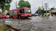 تخلیه آب ۲۰ واحد مسکونی دچار آبگرفتگی و امدادرسانی به ۳۰ خودرو در دزفول
