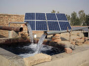 نصب نیروگاه خورشیدی در چاههای کشاورزی هفت شهرستان خراسان‌رضوی کلید خورد