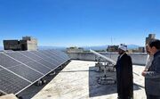 نخستین نیروگاه خورشیدی در زنجان از محل درآمد موقوفات راه اندازی شد