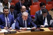 سفیر الجزایر در سازمان ملل: سرزمین فلسطین وحشیانه و بی معنی اشغال شده است
