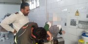 رهاسازی دست بانوی زنجانی در آشپزخانه از چرخ گوشت