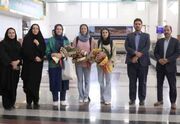 دختران یزدی قهرمان مسابقات دوومیدانی آسیا مورد استقبال مسوولان قرار گرفتند