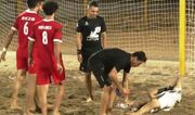تیم فوتبال ساحلی وحدت مهریز بر شاهین خزر رودسر غلبه کرد
