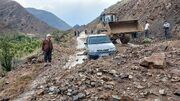 سیل حدود ۲۰۰ میلیارد ریال به جاده دوآب - بلده شهرستان نور خسارت زد +فیلم