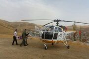 اورژانس هوایی دختر مصدوم هفت ساله را از ارتفاعات شاهو به سنندج انتقال داد