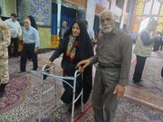 حضوری در بیداد گرما؛ یزدی‌ها گام دوم انتخابات را محکم برداشتند+فیلم