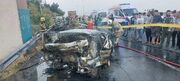 آتش‌سوزی مرگبار ۲ خودرو در ورامین