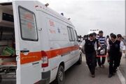 تصادف خاور در ارومیه ۲۱ نفر را راهی بیمارستان کرد