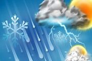 هواشناسی ایران / بارش باران در نوار غربی و برخی مناطق مرکزی کشور