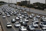 وضعیت جاده‌ها / ترافیک سنگین در برخی مقاطع محور قدیم تهران- بومهن