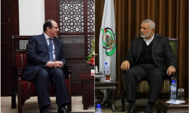 گفت‌وگوی تلفنی هنیه و رئیس اطلاعات مصر درباره مذاکرات/هیئت حماس به‌زودی در قاهره