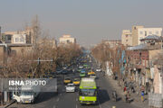 کاهش کیفیت هوای مرکز و جنوب تهران