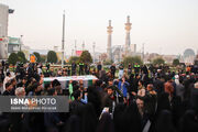 تشییع پیکر شهدای خان‌طومان در مشهد