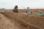 آغاز عملیات احداث پوشش محوطه باستانی قره حسنلو نمین
