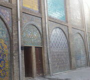 درب ورودی «تکیه دولت» به کاخ گلستان بازگشایی شد