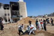 الازهر: گورهای جمعی غزه وحشی‌گری رژیم صهیونیستی را نشان داد