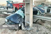 حادثه رانندگی در زنجان ۲ فوتی و ۲ مصدوم برجای گذاشت 