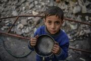 سوء تغذیه ۵۰ کودک در غزه ظرف یک هفته
