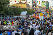 جشن ده کیلومتری غدیر در ۱۴۰ شهر ایران / برپایی کشتی اسباب‌بازی برای کودکان غزه