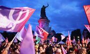 اعتراضات هزاران نفری فرانسوی‌ها در پی پیشتازی راست‌های افراطی در انتخابات