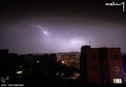 وزش باد شدید، گردوخاک و رعدوبرق در تهران