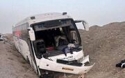 تصادف اتوبوس حامل اتباع پاکستانی در کاشان