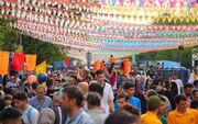 مراسم مهمانی ۱۰ کیلومتری غدیر در روز عید سعید غدیر
