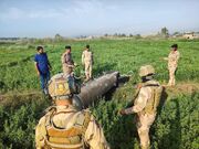 پیدا شدن بقایای موشک های اسرائیلی در عراق + عکس و فیلم