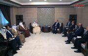 وزیر خارجهٔ بحرین پس‌ از 13 سال به سوریه رفت + عکس