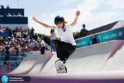 المپیک 2024 پاریس| قهرمانی دختر 14 ساله در اسکیت برد
