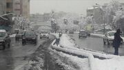 تهران برفی می‌شود