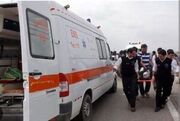 تصادف خاور ۲۱ نفر را راهی بیمارستان کرد