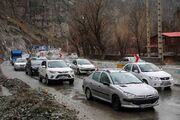 هشدار باران و مه‌گرفتگی در جاده چالوس و هراز