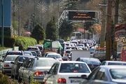 ترافیک سنگین در محور چالوس و فیروزکوه