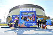 ببینید | نمایی از خارج استادیوم المپیک هانگژو در آستانه مراسم افتتاحیه