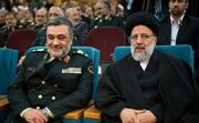 ببینید | تصویری از گریه‌های سردار اشتری در مراسم وداع مردم تهران با رئیس جمهور