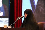 تصویری جدید از جمیله علم الهدی، همسر شهید رئیسی در یک مراسم