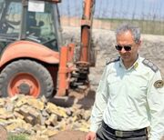تخریب 9 بنای غیرمجاز در اراضی کشاورزی شهرستان قزوین