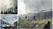 تصاویر آتش‌سوزی قطار متعلق به متروی تهران است؟ - مردم سالاری آنلاين