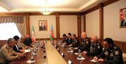 دیدار وزیر دفاع جمهوری آذربایجان با هیأت نظامی ایران+عکس