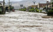 عملیات تخلیه سیلاب در شهرستان زیرکوه ادامه دارد