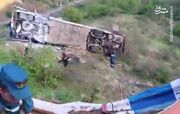 فیلم/ تصادف مرگبار اتوبوس ایرانی در ارمنستان