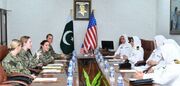 پاکستان با آمریکا رزمایش دریایی برگزار کرد