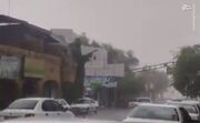 فیلم/بارش شدید باران بهاری در دزفول و اندیمشک