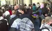 فیلم/تظاهرات دانشجویان فرانسوی در حمایت از مردم غزه با وجود اعمال محدودیت پلیس