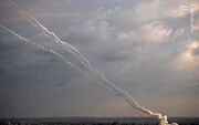 حمله موشکی مقاومت فلسطین به مناطق اشغالی اطراف غزه