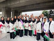فیلم/ رژه کاروان ایران در افتتاحیه المپیک‌ پاریس