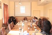 جلسه بررسی وضعیت طرح های ارائه شده در  جشنواره آموزشی شهید مطهری