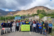 اولین اردوی کوهگشت مشترک کارکنان و دانشجویان دانشگاه علوم پزشکی بم برگزار شد
