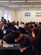 حضور کارکنان،اساتید و دانشجویان دانشگاه علوم پزشکی البرز در مرحله نهایی کشوری بخش معارفی بیست و هشتمین جشنواره قرآن و عترت